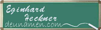 Eginhard Heckner Visitenkarte